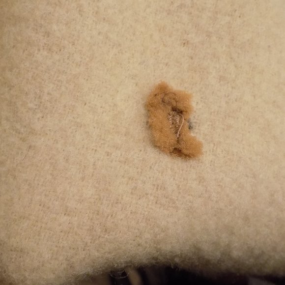 Vintage Beige and Cream Swing Coat Women's Plus Size 1X-XXL - Picture 8 of 8